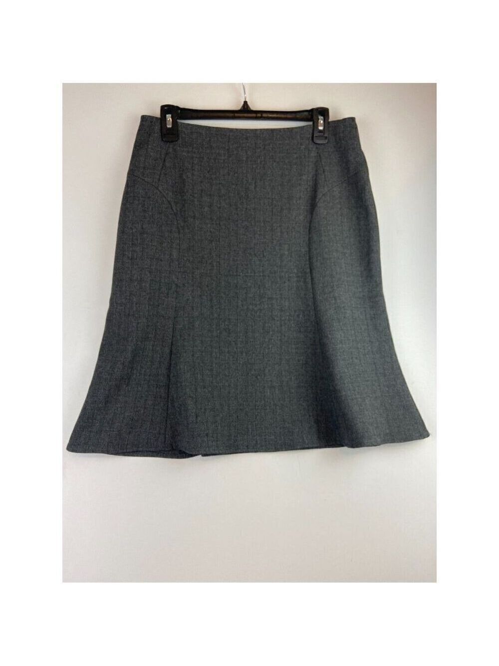 Cleo Charcoal Flippy Suiting Skirt Size 6 - Picture 4 of 12